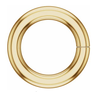 14K Yellow Gold-Filled 2mm Round Jump Ring — Pack of 36