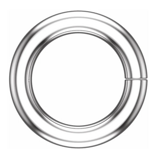 Sterling Silver 2mm Round Jump Ring — Pack of 36