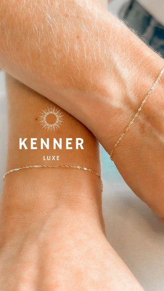 Permanent Bracelet Wholesale Supply - 14k Solid Yellow Gold Kenner - Infinity Bracelet Kit