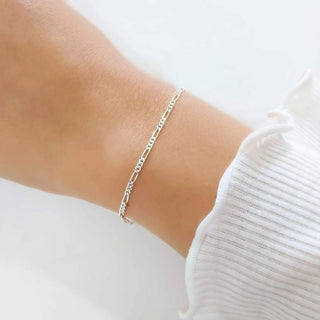 Hermes - 2.4MM Figaro 925 Sterling Silver - Wholesale Jewelry Chain