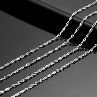 Alexia Twister - 925 Sterling Silver, Singapore Rope