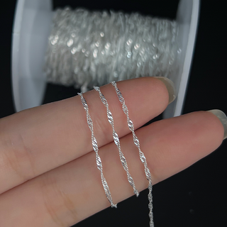 Alexia Twister - 925 Sterling Silver, Singapore Rope