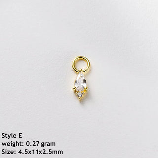 Diamond Marquise Charm