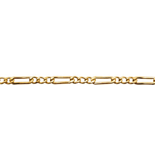 Gold chain on a white background for permanent jewelry artists