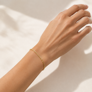 14k Solid Gold - Permanent Bracelet Wholesale Supply - Alexia Singapore - Infinity Bracelet Kit