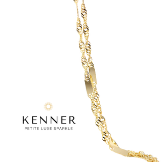 Permanent Bracelet Wholesale Supply - 14k Solid Yellow Gold Kenner - Infinity Bracelet Kit