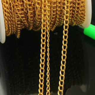 Double Curb Chain 3.6mm - 14k Gold Fill - Wholesale Jewelry Chain
