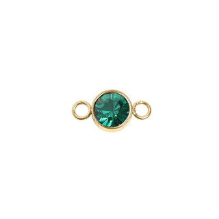 Birthstone Connectors – Flat Back High Bezel Cut - 3mm