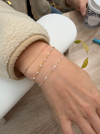 Mixed Metal - Bar and Link - Wholesale Jewelry Chain