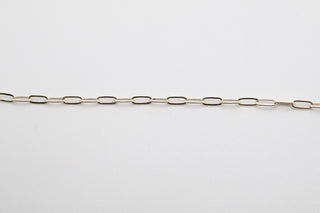 925 Sterling Silver Paperclip Chain, 2x5mm