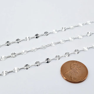 Embossed Wholesale Jewelry Station Chain