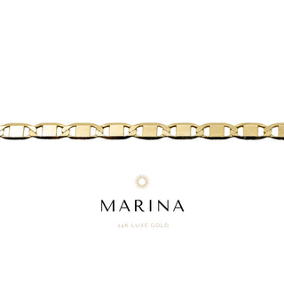 Permanent Bracelet Supply Wholesale - 14k Solid Gold Marina Mirror - Infinity Bracelet Kit