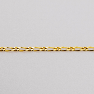 Permanent Infinity Wholesale Bracelet Kit - 14k Solid Yellow Gold Leo Figaro - Direct Account Exclusive