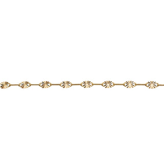 Permanent Jewelry Gold bracelet wholesale chains by foot