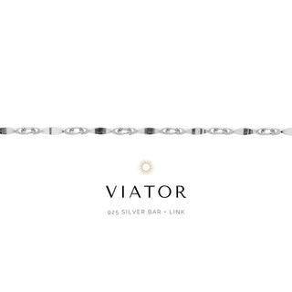 Viator - 925 Silver Bar and Link - Wholesale Jewelry Chain