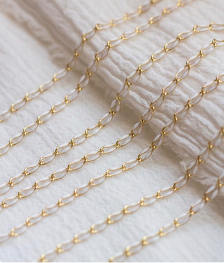 White Swifty 14k Chain — Wholesale Chain